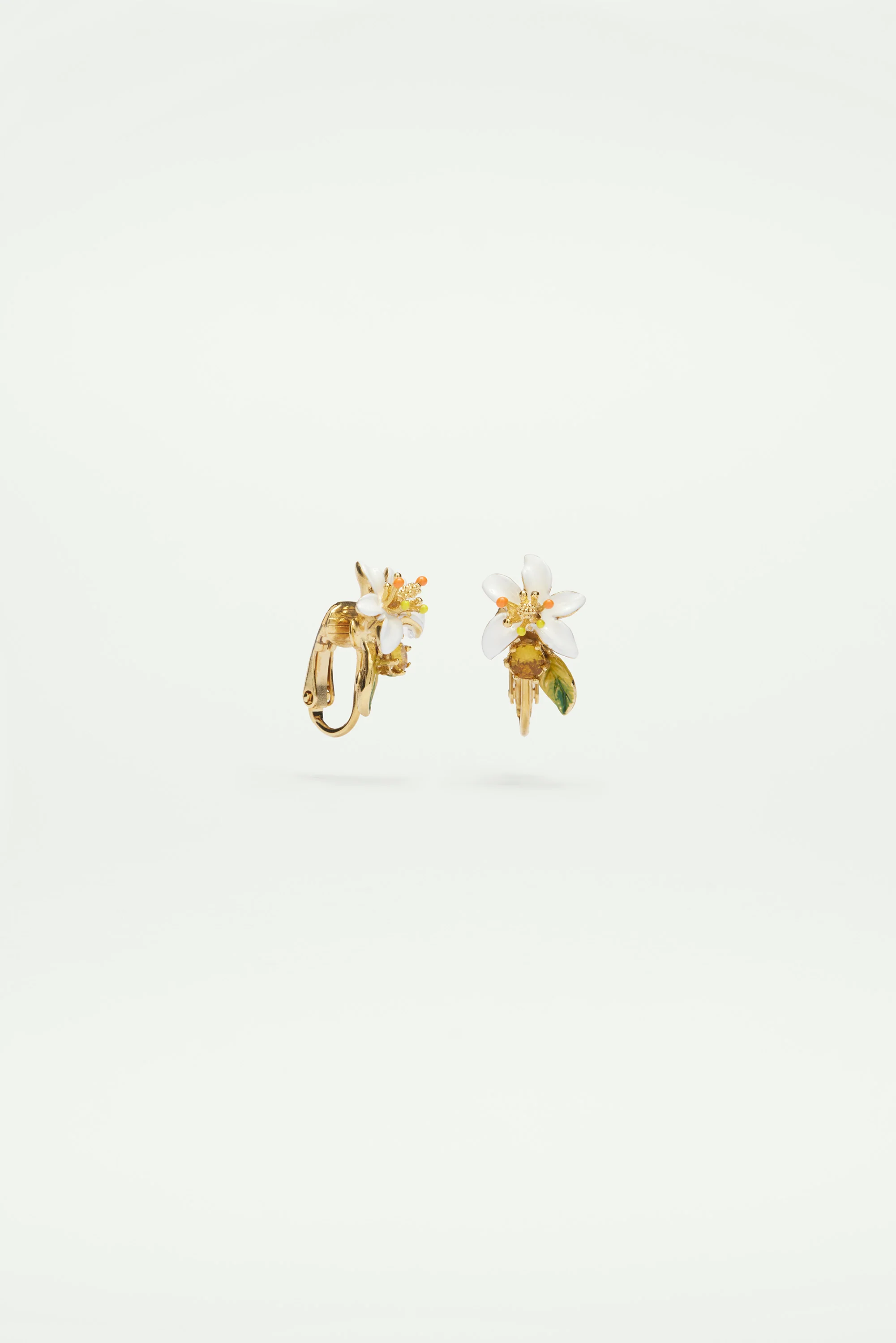 Boucles d'oreilles fleur d'oranger - Image 4
