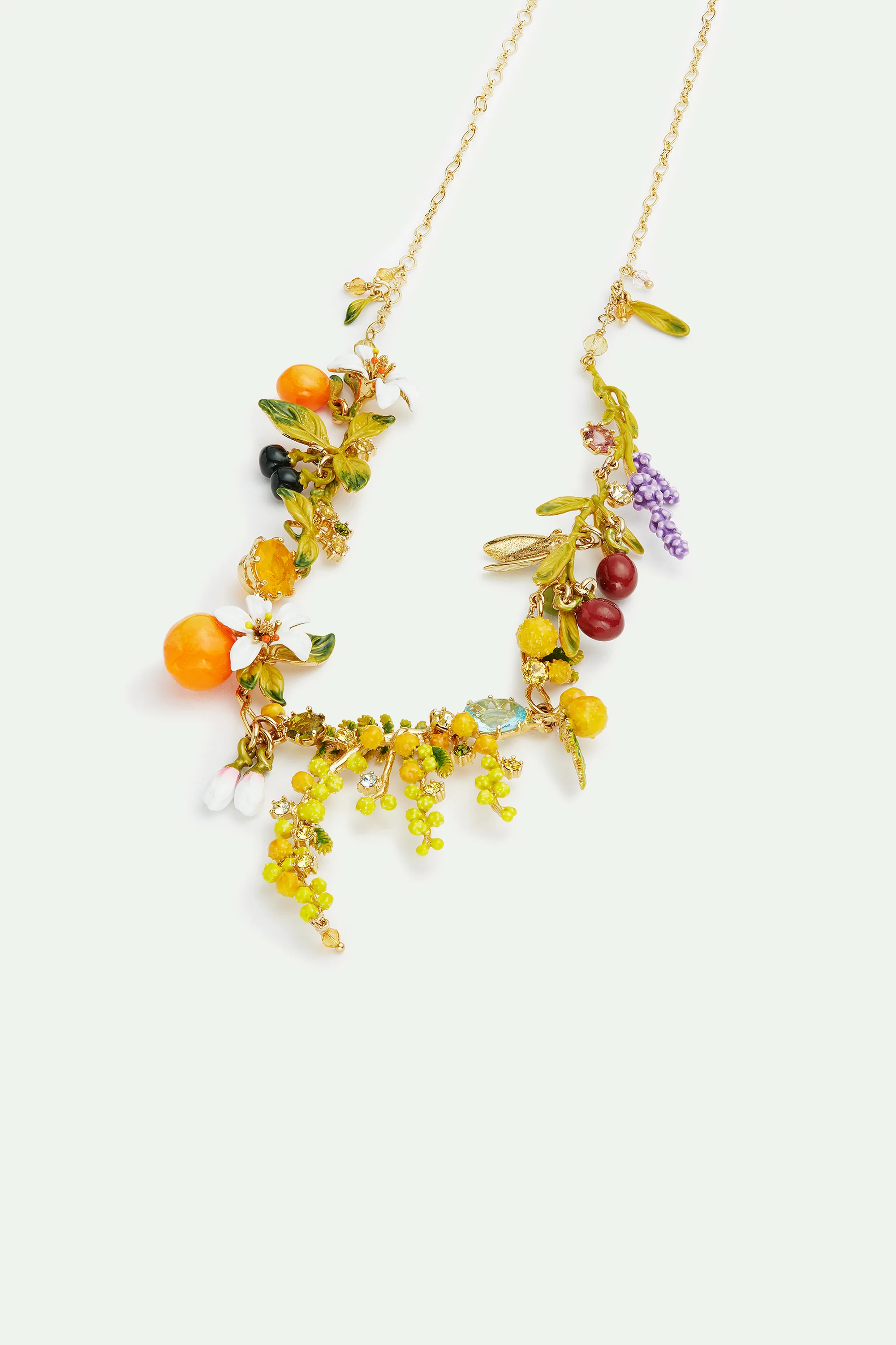 Collier plastron bouquet du jardin de provence - Image 3