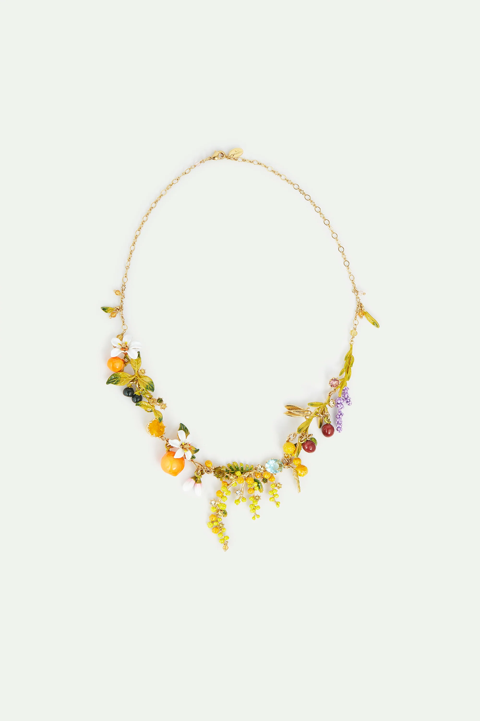 Collier plastron bouquet du jardin de provence - Image 4