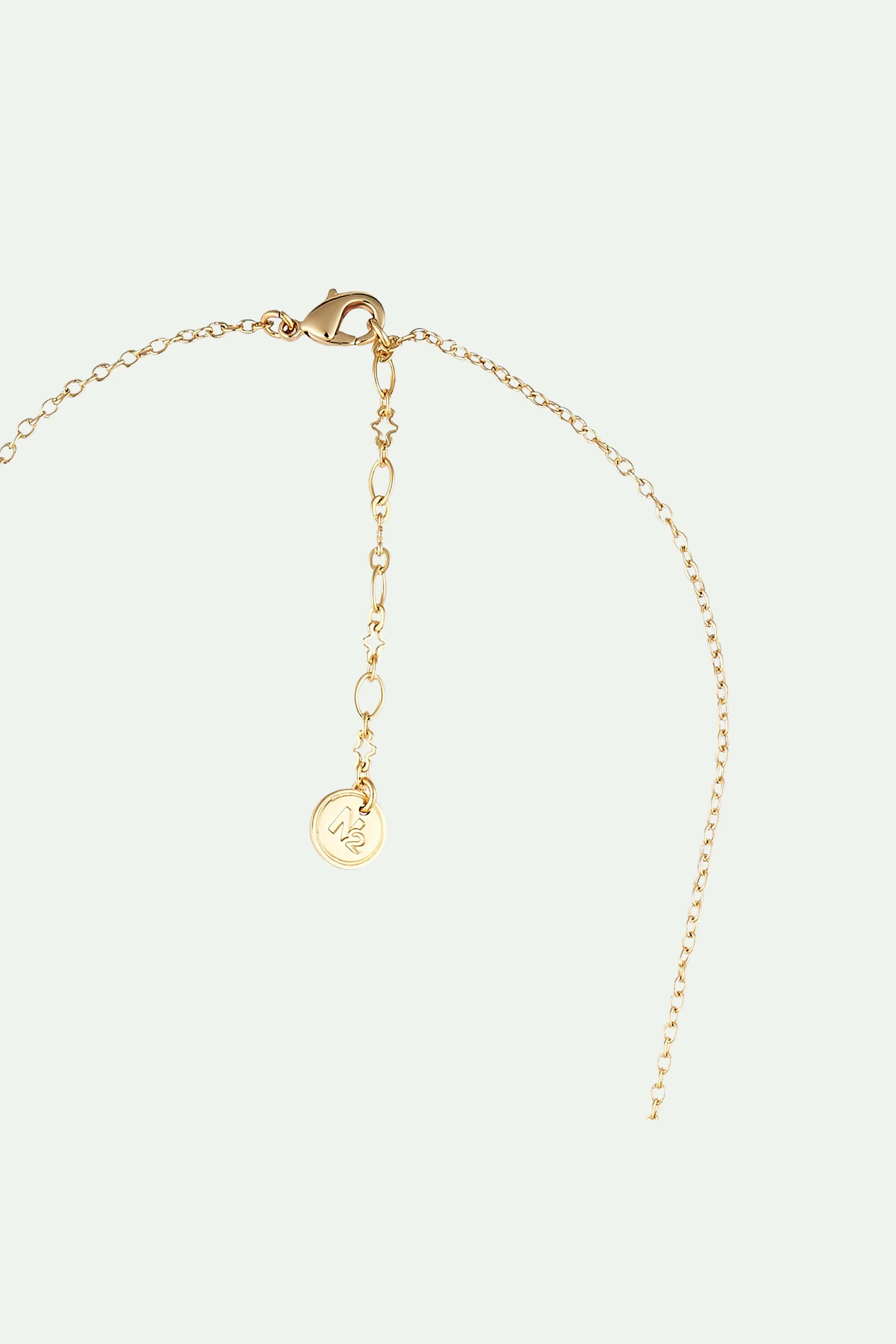 Collier sautoir souris, bobine de fil, ciseau, oiseau, perles - Image 4